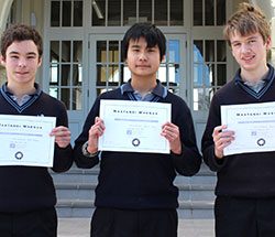The Year 11 Geography team also won their Auckland competition in 2016.