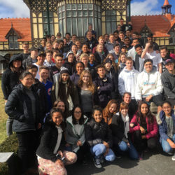 Year 13 students on a field trip to Rotorua to study Tourism.