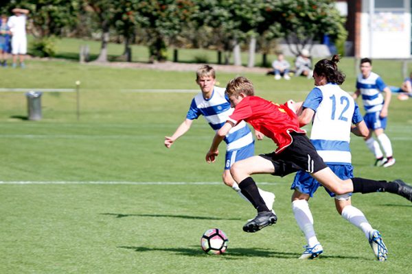 017 - Football, First XI Boys v St Kents - 13