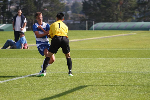 017 - Football, First XI Boys v St Kents - 14