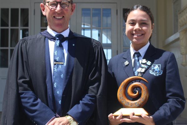 Abbey-Jean Kaipara received the Te Puna o Wairaka Whanau Award for Best All-Round Maori Student.