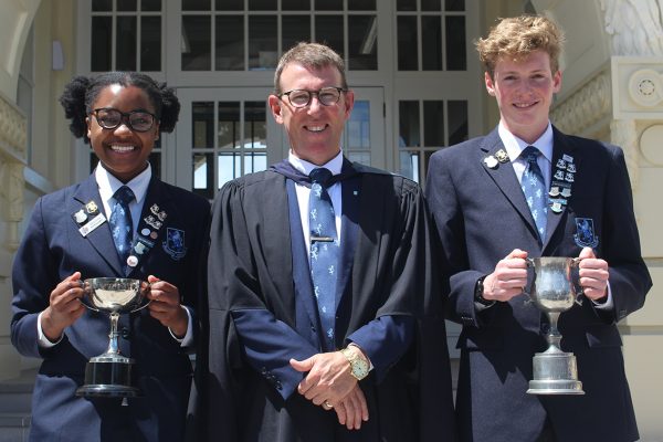 Head Girl Takunda Muzondiwa won the Prefects' Cup for Best All-Round Girl in Year 13, while Adam won The FW Gamble Memorial Cup for Best All-Round Boy in Year 13.