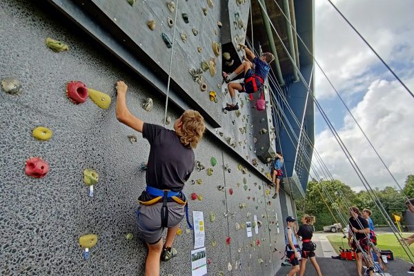 WBHS Exhange 2022 Climbing 1